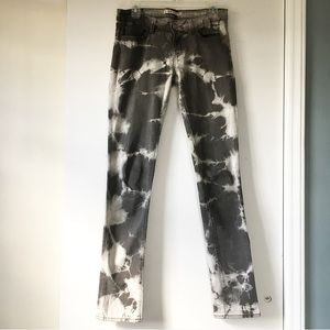 J Brand Tie Dye Low Rise Pencil Jeans